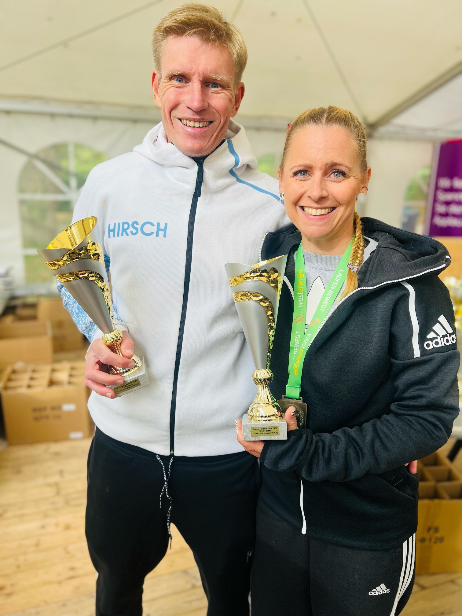 2024 10 13 Marathon Essen Dennis und Jessica Hirsch