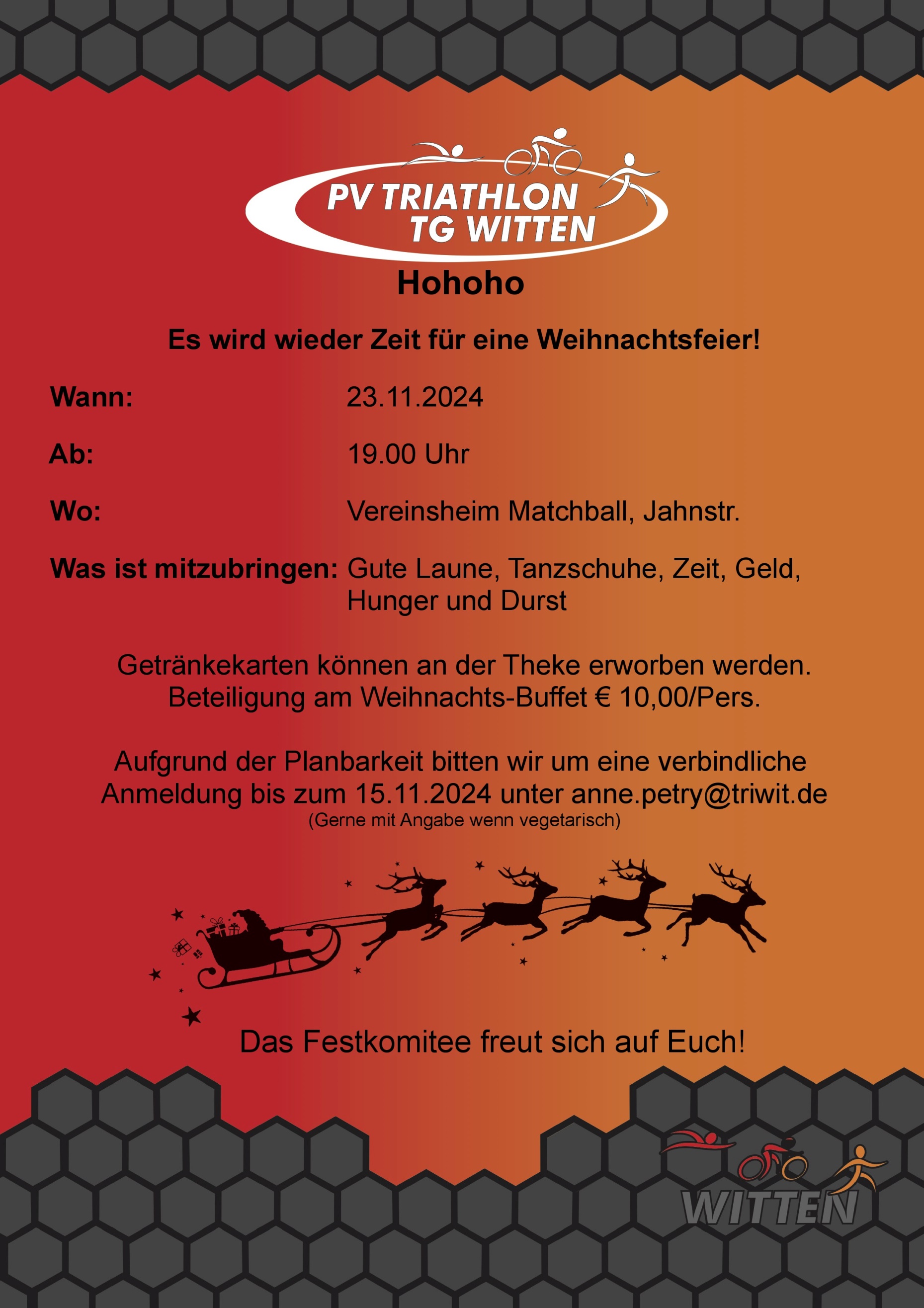 2024 11 23 Einladung Weihnachtsfeier