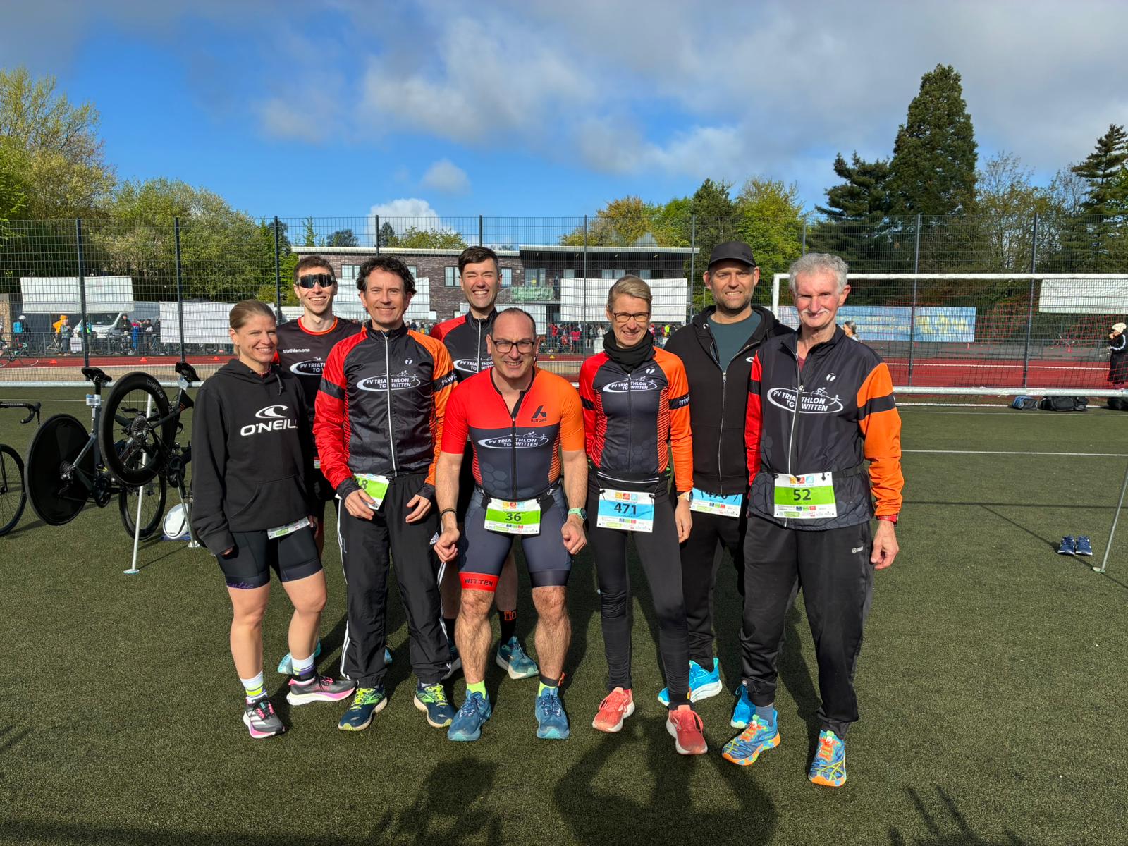 2026 04 19 Duathlon Mettmann Gruppenfoto Vorher