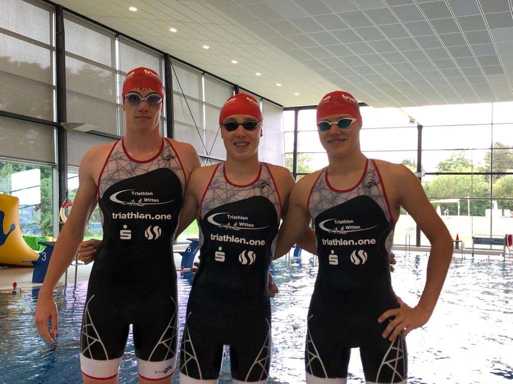 20200804 Triathlon One Witten GrollMatthies Meckel Lukas Meckel Max
