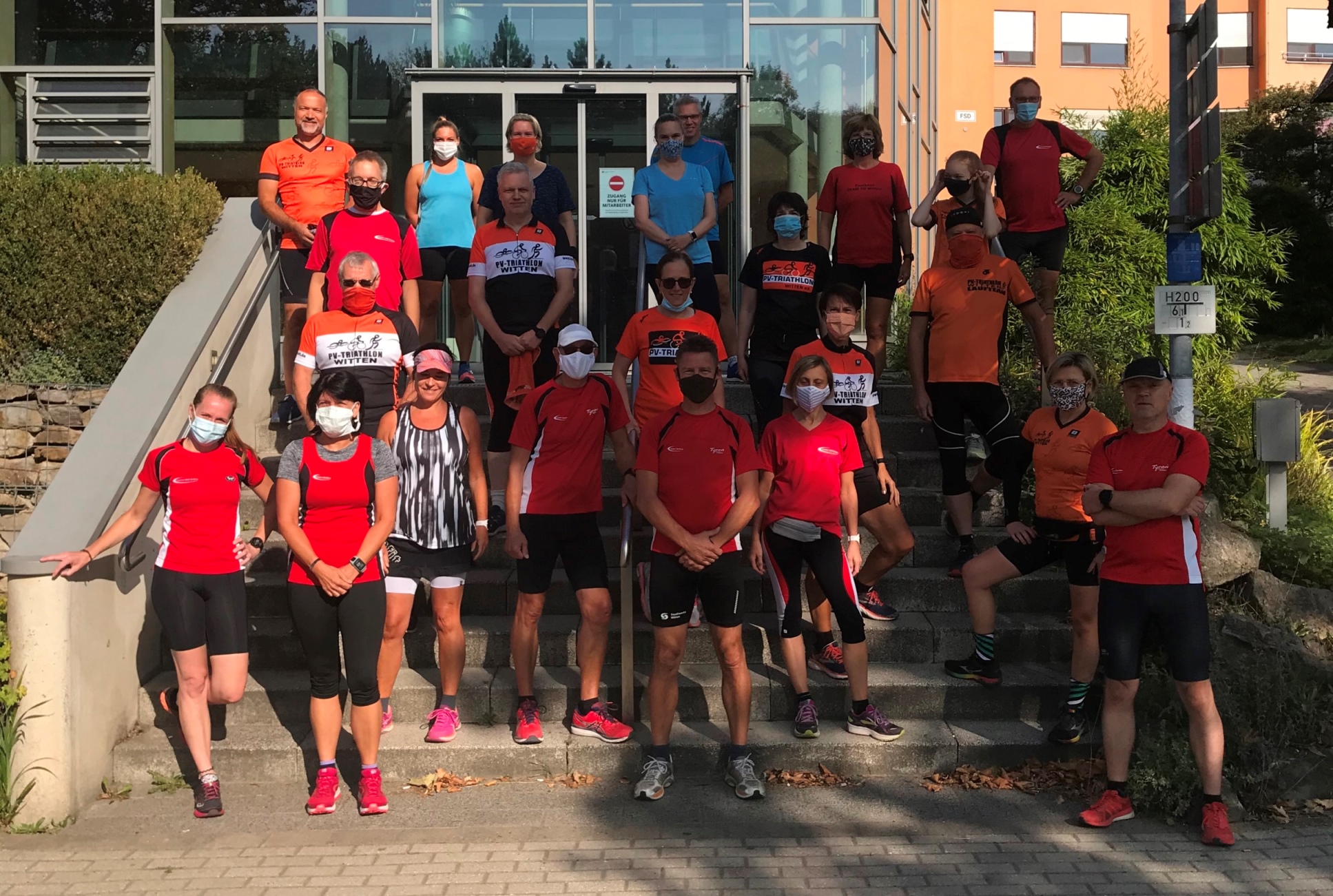 Gruppenfoto PV und TTW Sterntalerlauf 2020