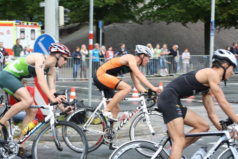 Christian Thomas beim Radfahren