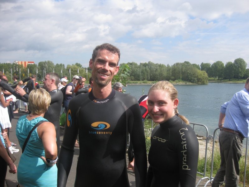 Frank Blasey und Marlies Steffen vor dem Start