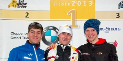 Deutscher Vizemeister! Simon (links)