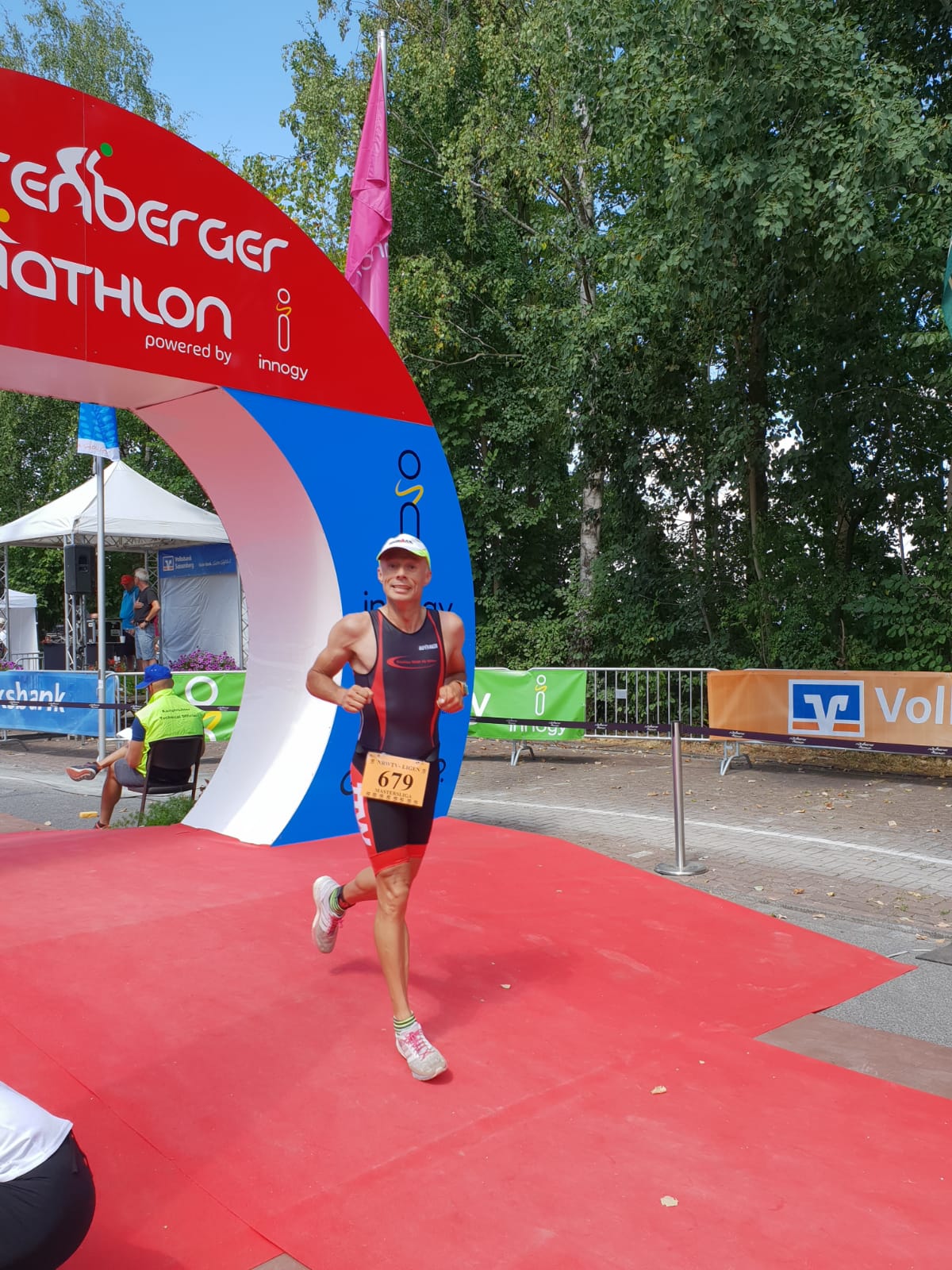 Didi Bierey konnte sich über einen 5. Platz in der Einzelwertung freuen.  20180805 Bierey Dietmar in Sassenberg