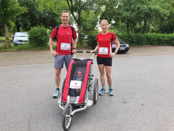 Familen Trio beim Wittener Juni Lauf 2020