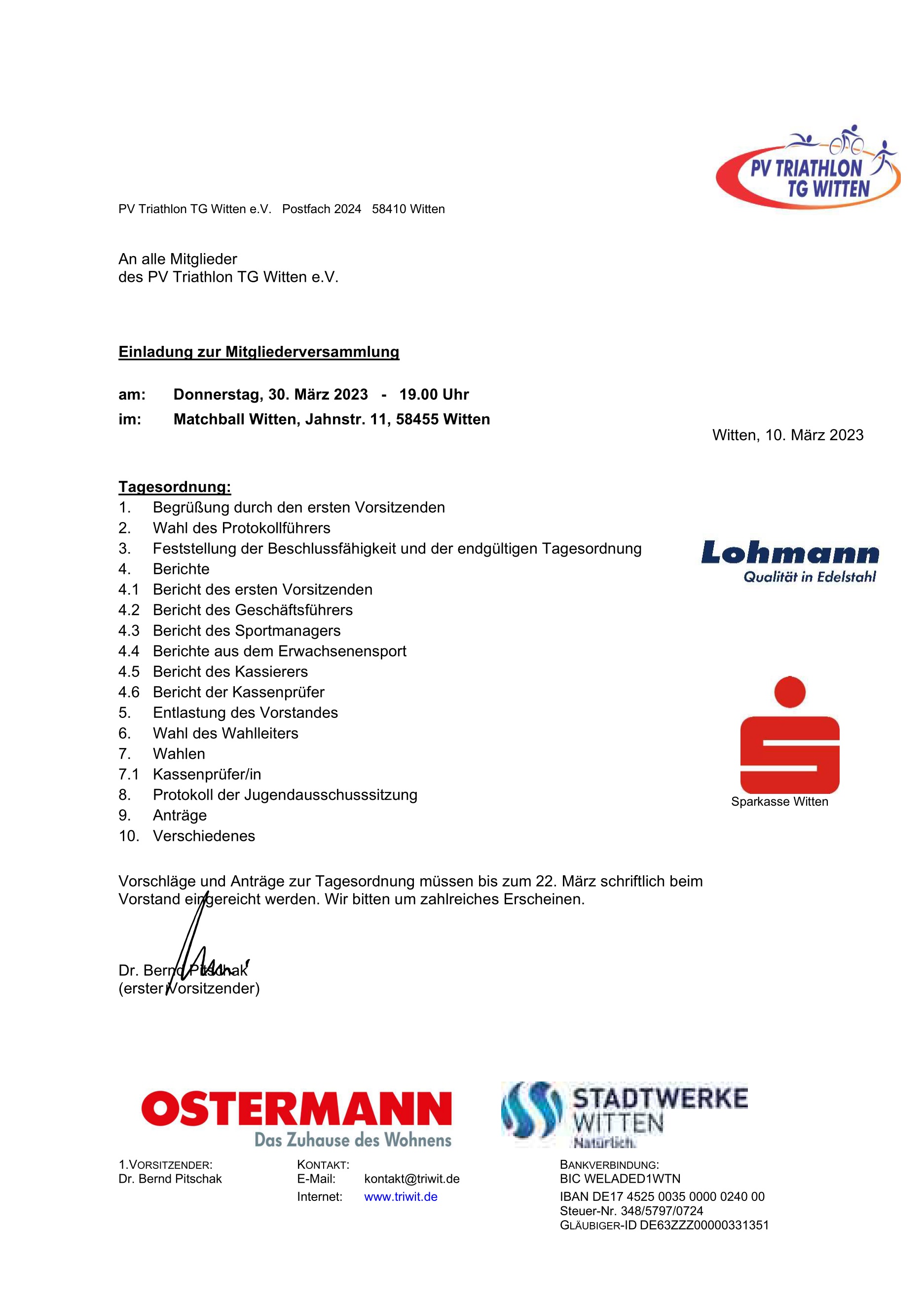 2023 03 30 Einladung Mitgliederversammlung