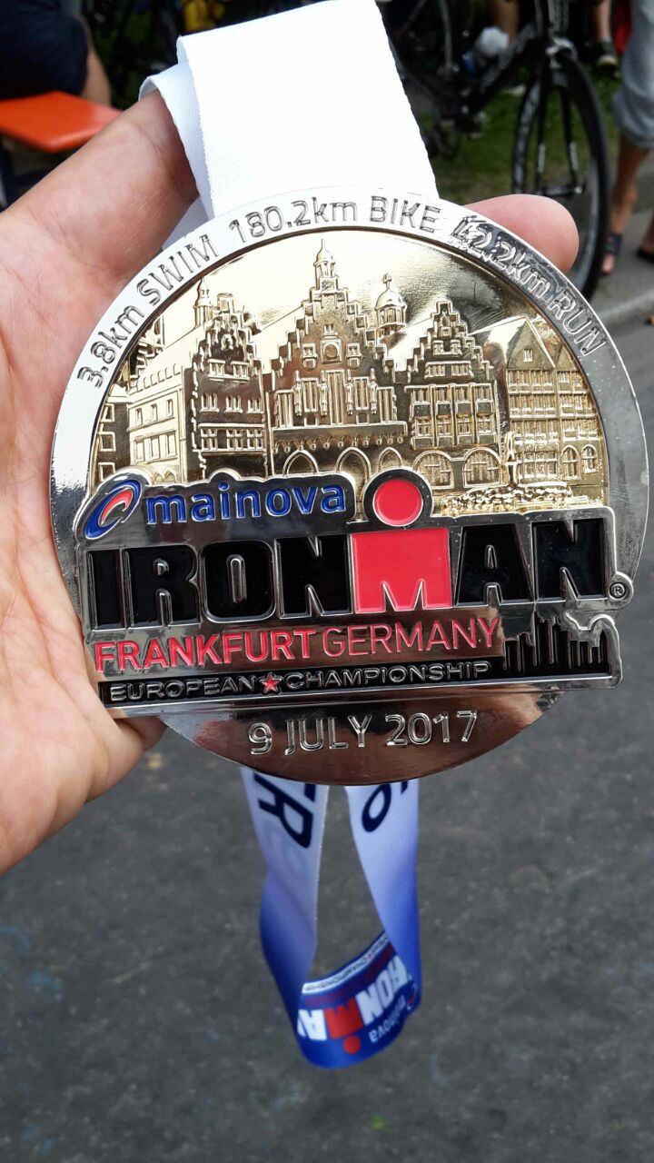 Medaille ironman Ffm