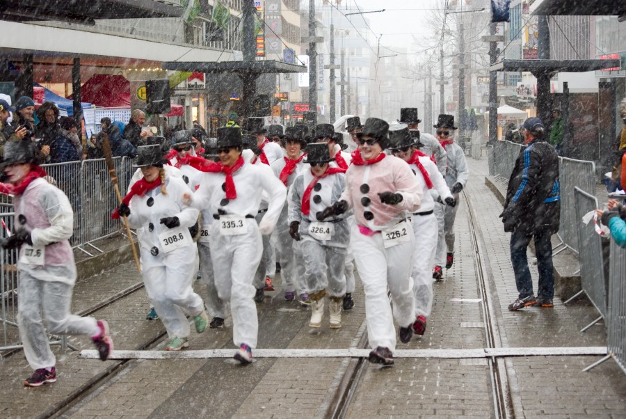 Weihnachtslauf Schneefrauen TTW
