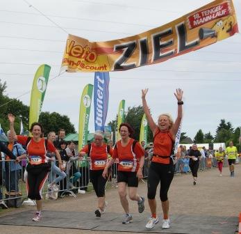 Gemeinsam ins Ziel - Erika, Barbara, Gabi und Brigitte